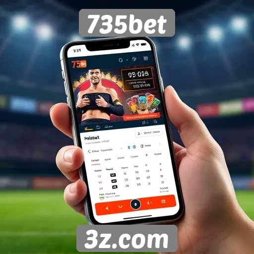 Exploração das funcionalidades do aplicativo da 735bet